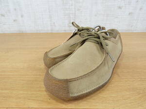 【☆S) 未使用保管品!Clarks ワラビー Size:UK8★クラークス/Wallabees/ローカット＠60】