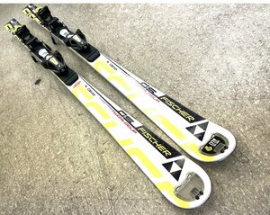 ■ 札幌発 レーシングスキー ( フィッシャー RC4 GS ) 155cm ビンディング付 ( フィッシャー RC4 ) 中古 ★　MS-1