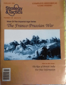 DG/STRATEGY&TACTICS NO.149/THE FRANCO-PRUSSIAN WAR,WARS OF THE IMPERIAL AGE SERIES/駒未切断/日本語訳無し