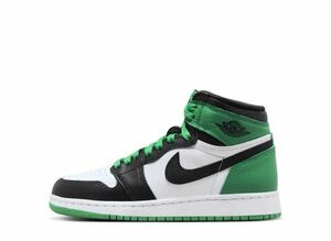 Nike GS Air Jordan 1 Retro High OG "Celtics/Black and Lucky Green" (2023) 24cm FD1437-031