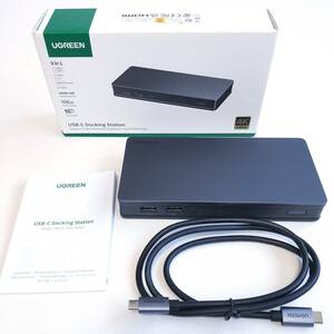 「一円スタート」UGREEN 9in1 USB-C ドッキングステーション CM615 P/N: 90912「1円」AKI01_3105