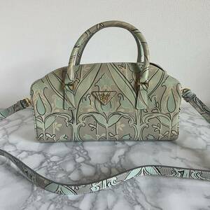 PRADA プラダ ミニボストンバッグ ショルダーバッグ レザー