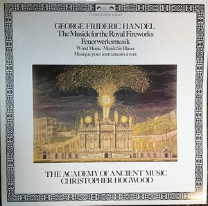 英LP Christopher Hogwood, Academy Of Ancient Music Handel: Musick For The Royal Fireworks, Wind Music DSLO548 LOISEAU-LYRE /00260