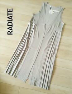 RADIATE/スコットクラブ＊異素材MIXプリーツ～サマーニットジレ新品