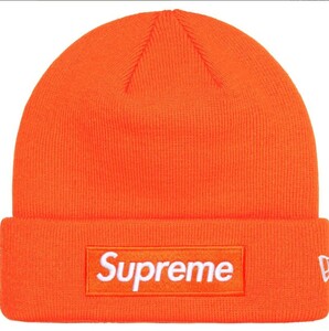 Supreme New Era Box Logo Beanie シュプリーム ニューエラ ボックス ロゴ ビーニー オレンジ　新品未使用 24AW FW