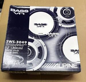 ☆アルパイン　ALPINE　サブウーファー　SWS-3049　12インチ【新品未使用品】委託品/自宅保管品