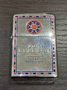 #1890 Zippo ジッポー　DON ESTEBAN Cuba Seleccion Package Design Zippo 葉巻煙草 ドン・エステバン　火花確認済