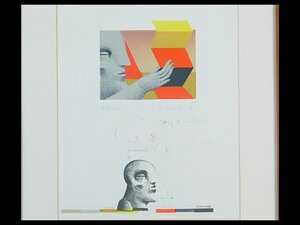 ホルスト・アンテス(HORST ANTES)　「作品」 リトグラフ 版画 額装 ドイツの巨匠 OK6118