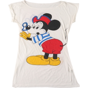 古着 90年代 MICKEY MOUSE ミッキーマウス キャラクタープリントTシャツ レディースXL相当 ヴィンテージ /eaa466704