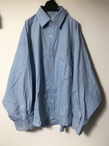 kolor 20SS ブロードビッグ SHIRT ライトブルー シャツ オーバーサイズ 3 サックス