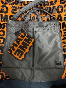 希少Mサイズ　新品未使用　コムデギャルソン × ポーター タンカーヘルメットバッグ　　COMME des GARONS × PORTER TANKER HELMET BAG 