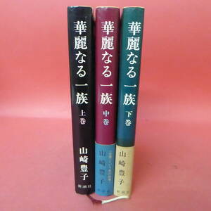 YN7-240425☆華麗なる一族　上中下巻　　山崎豊子