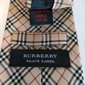 BURBERRY BLACK LABEL（バーバリーブラックレーベル）ネクタイ59ノバチェック柄