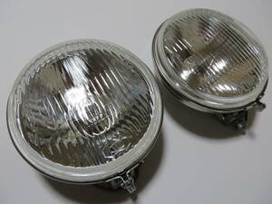 ハロゲン フォグランプ 丸型 150φ 24V 70W H3バルブ 汎用fog lamp 2個 旧車 ベレット 117 ミニ ミラ ジムニー ワーゲン ハコスカ ビートル