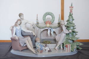 【未使用・750体限定】LLADRO リアドロ リヤドロ ファミリークリスマス 限定750点 クリスマス 証明書・箱付属