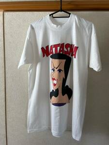 デッドストック　90s　USA製　　Lサイズ　Rocky and Bullwinkle　 ” NATASHA” 　Tシャツ 　ビンテージ　NIRVANA