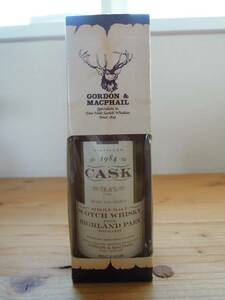 G＆M CASK ハイランドパーク　1984年　ミニチュアボトル