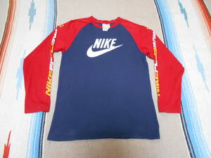 １９８０S ナイキ NIKE ラグラン Tシャツ オールドスクール スウォッシュ オセアニア ポートランドPORTLAND SWOOSH TRACK&FIELD SKATEBOARD