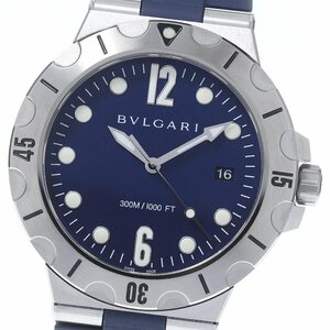 ☆良品【BVLGARI】ブルガリ ディアゴノ デイト DP41SSD 自動巻き メンズ_717247【ev20】