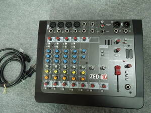 KORG ZEDi-10／ Allen & Heath アナログ・ミキサー／ 中古 動作良好 アレン＆ヒース