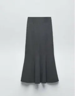 ZARA マーメイドスカート グレー