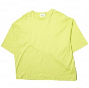 ADAWAS アダワス 23SS 日本製 OVERSIZED T-SHIRT オーバーサイズTシャツ ADWS-208-35 Free LIME 半袖 トップス g14426