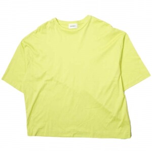 ADAWAS アダワス 23SS 日本製 OVERSIZED T-SHIRT オーバーサイズTシャツ ADWS-208-35 Free LIME 半袖 トップス g14426