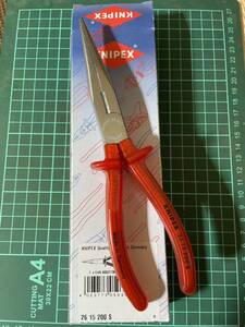 KNIPEX クニペックス 2615-200S　クリアレッド　新品未使用品