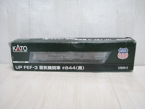 5. 未使用　KATO　12605-2　UP FEF-3　蒸気機関車 ♯844（黒）　保管品