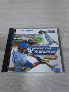 ★☆メガドライブCDソフト(メガCD)　プロ野球スーパーリーグCD ☆★