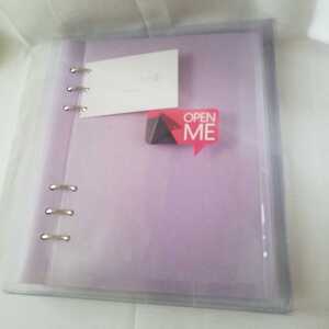 《新品・未開封・未使用》FILOFAX clipbook Classic orchid A5