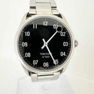 2456 トムフォード TOM FORD TFT002007 SS クオーツ N°002 腕時計 稼働