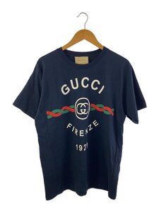 GUCCI◆Tシャツ/S/コットン/ネイビー/616036 xjd7t