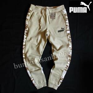 メンズ M◆未使用 PUMA プーマ スウェット CAMO ロングパンツ 迷彩カモ柄 裏起毛 スウェットパンツ シンプル スポーツ カジュアル 672449 