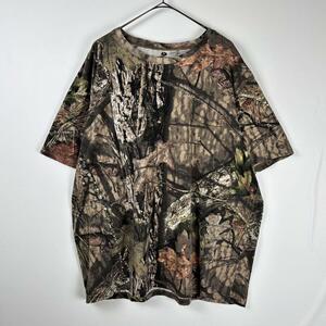 USA古着 MOSSY OAK Tシャツ リアルツリー カモフラ 迷彩 XL