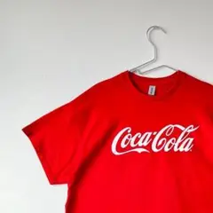 コカコーラ　Coca-Cola Tシャツ　半袖　ロゴT ギルダン　赤　レッド