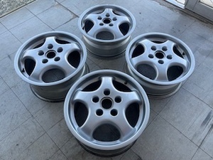 ■№002激レア!!　■美品　PORSCHE 　ポルシェ純正カップホイール　№002　964　968　928 1台分　 7.5J/9J　CUP