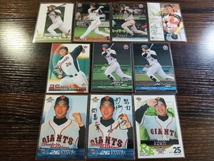 BBM 内海哲也、長野久義、亀井義行（巨人）ルーキーカード 10枚セット 全てルーキーイヤー発行 RC 黒サインパラレル 書店限定スペシャル