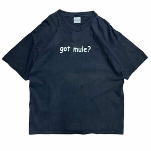 ■激レア■90s〜00s GOT MILK？ メッセージ Tシャツ XL ゴットミルク GOT MULE ビンテージ