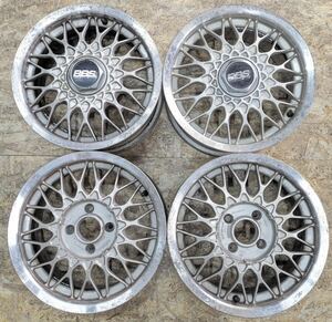 【希少！】BBS RG036 14インチ 6J＋40 PCD100 4穴 4H 軽自動車 コンパクト ロードスター フィット ヴィッツ アクア ムーヴ 