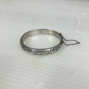 ★[240829-8K]【現状品】《銀製/ブレスレット》シルバー/SILVER/バングル/約22.24g