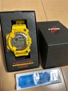 新品未使用 G-SHOCK フロッグマン FROGMAN DW-8250 イエロー 黄色 箱 説明書