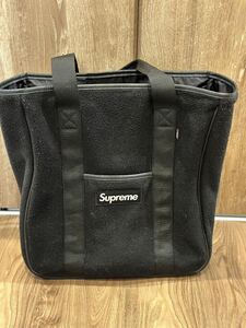 Supreme シュプリーム 18FW Polartec Tote Bag ポラーテックトートバッグ ブラック