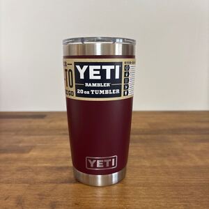  YETI イエティ ランブラー タンブラー 保温 保冷 アウトドア 水筒 ボトル 20オンス WLIDVINERED