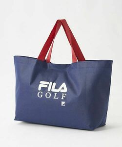 新品 FILA ゴルフ トートバック 紺 ネイビー フィラ ランドリーバック 不織物 即決