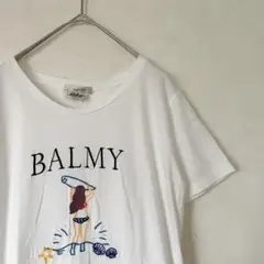 un dix cors × BALMY 刺繍 ビーズ Tシャツ 日本製