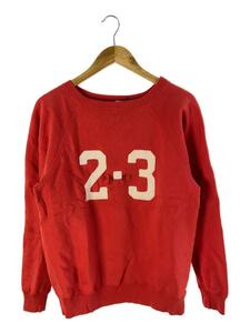 FULL COUNT◆Raglan Sleeve College Sweatshirts 2-3/38/コットン/RED/3765-1