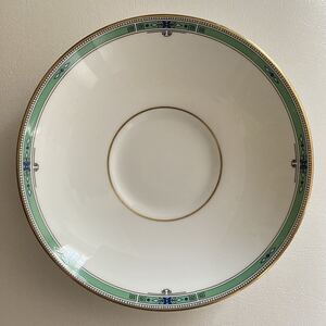 英国王室御用達　WEDGWOOD JADE 14.5cm ソーサー　送料無料