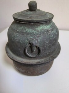 銅製火鉢 代物 古物 大正 明治期。