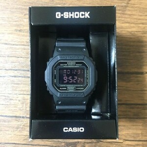 CASIO(カシオ)腕時計 新品 Gショック DW5600MS-1 レッドアイ マットブラック 未使用品 男性 メンズ 並行輸入品